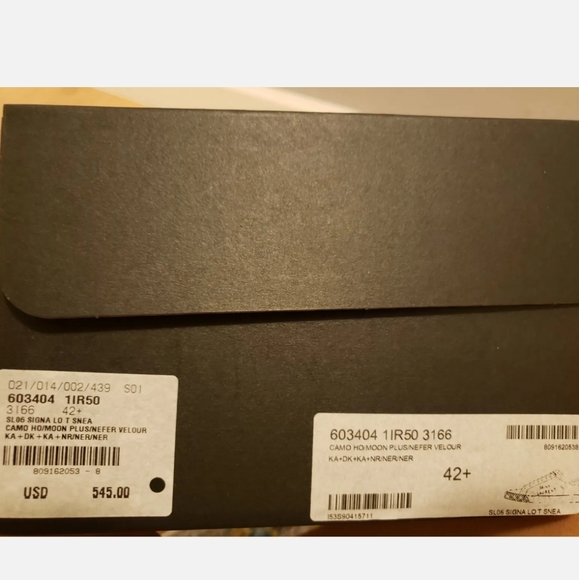 SAINT LAURENT Court Classic Camo Velour Sneaker 42.5 - Picture 11 of 11